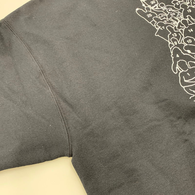 【中古美品】【メンズ】 DEAR ディアー WHO’S WHO CREWNECK SWEAT SHIRT クルーネック スウェット トレーナー 142-260607-as-19-izu サイズ：L カラー：ブラック 万代Net店