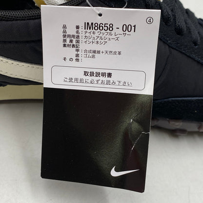【中古美品】【メンズ】 NIKE ナイキ WAFFLE RACER IM8658-001 ワッフル レーサー スニーカー シューズ 靴 160-260607-as-07-izu サイズ：27.5cm カラー：BLACK/SAIL-COCONUT MILK 万代Net店