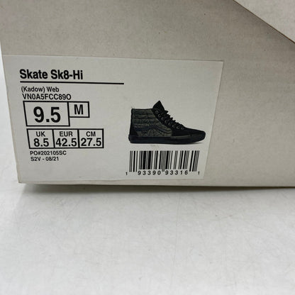 【中古美品】【メンズ】 VANS バンズ × BEN KADOW ベン・ケイドウ SK8-HI VN0A5FCC890 スケートハイ スニーカー シューズ 靴 162-260607-as-06-izu サイズ：27.5cm カラー：ブラック×カーキ 万代Net店
