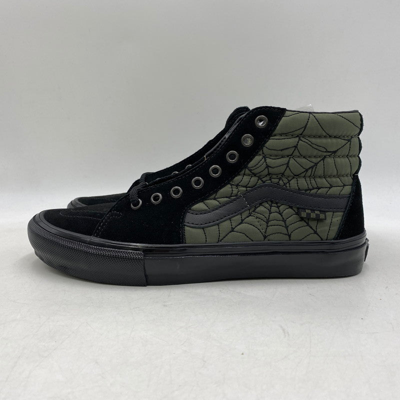 【中古美品】【メンズ】 VANS バンズ × BEN KADOW ベン・ケイドウ SK8-HI VN0A5FCC890 スケートハイ スニーカー シューズ 靴 162-260607-as-06-izu サイズ：27.5cm カラー：ブラック×カーキ 万代Net店