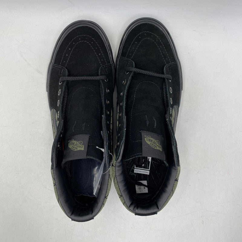 【中古美品】【メンズ】 VANS バンズ × BEN KADOW ベン・ケイドウ SK8-HI VN0A5FCC890 スケートハイ スニーカー シューズ 靴 162-260607-as-06-izu サイズ：27.5cm カラー：ブラック×カーキ 万代Net店