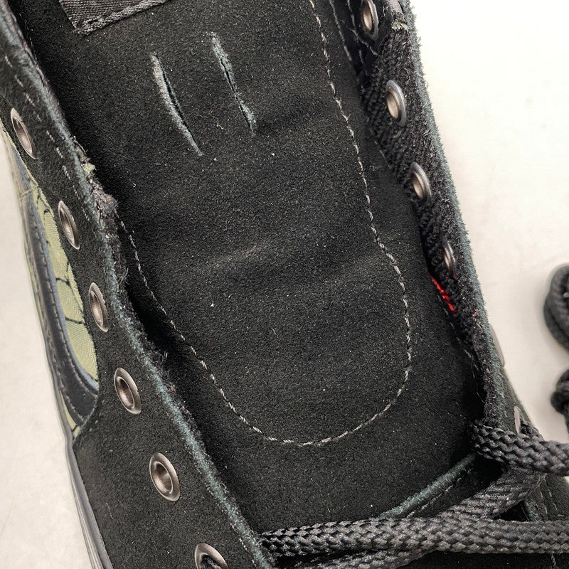 【中古美品】【メンズ】 VANS バンズ × BEN KADOW ベン・ケイドウ SK8-HI VN0A5FCC890 スケートハイ スニーカー シューズ 靴 162-260607-as-06-izu サイズ：27.5cm カラー：ブラック×カーキ 万代Net店