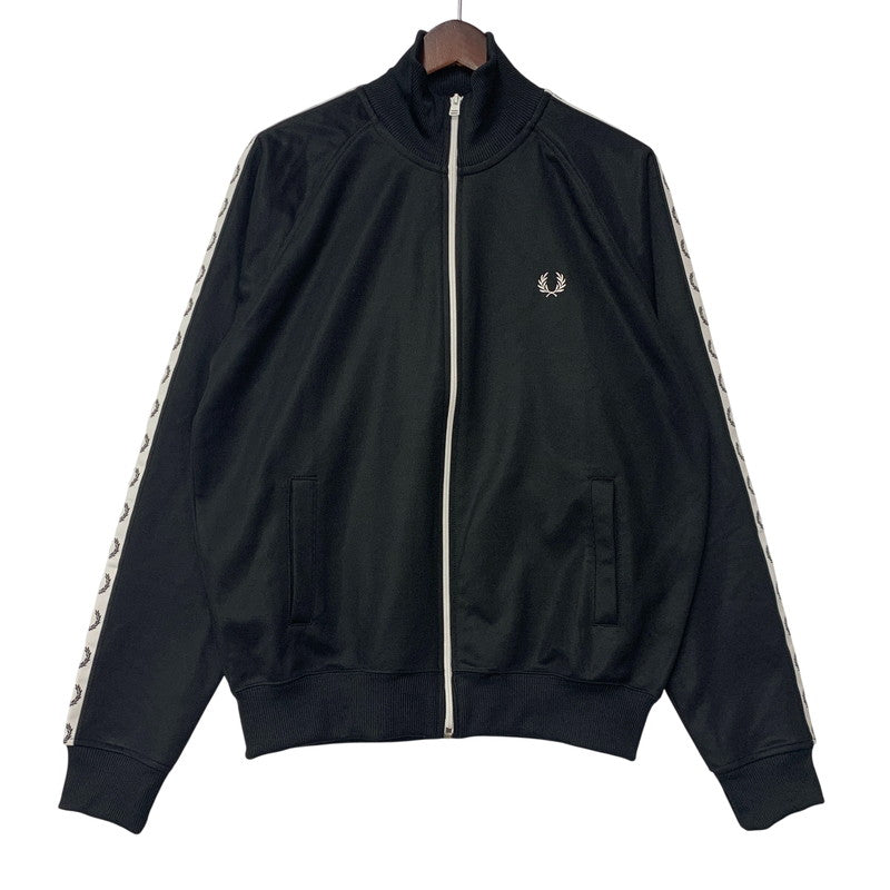 【中古品】【メンズ】 FRED PERRY フレッドペリー TAPED TRACK JACKET J4620 トラックジャケット 141-260607-as-12-izu サイズ：M カラー：ブラック 万代Net店
