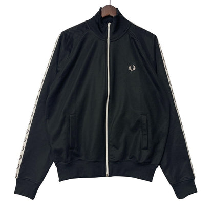 【中古品】【メンズ】 FRED PERRY フレッドペリー TAPED TRACK JACKET J4620 トラックジャケット 141-260607-as-12-izu サイズ：M カラー：ブラック 万代Net店