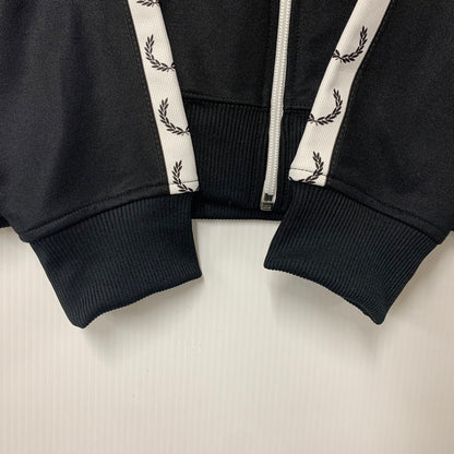 【中古品】【メンズ】 FRED PERRY フレッドペリー TAPED TRACK JACKET J4620 トラックジャケット 141-260607-as-12-izu サイズ：M カラー：ブラック 万代Net店