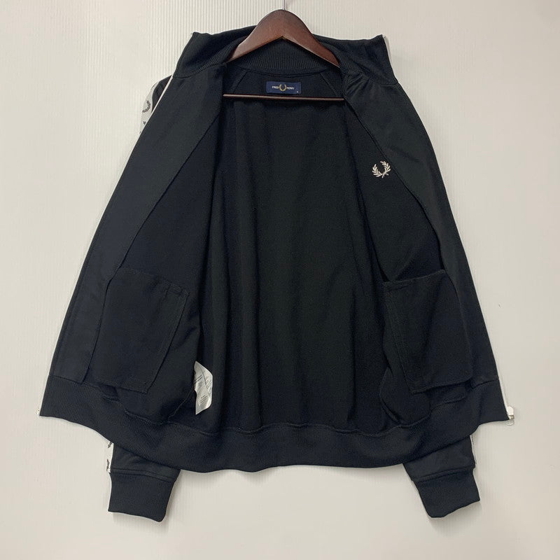 【中古品】【メンズ】 FRED PERRY フレッドペリー TAPED TRACK JACKET J4620 トラックジャケット 141-260607-as-12-izu サイズ：M カラー：ブラック 万代Net店