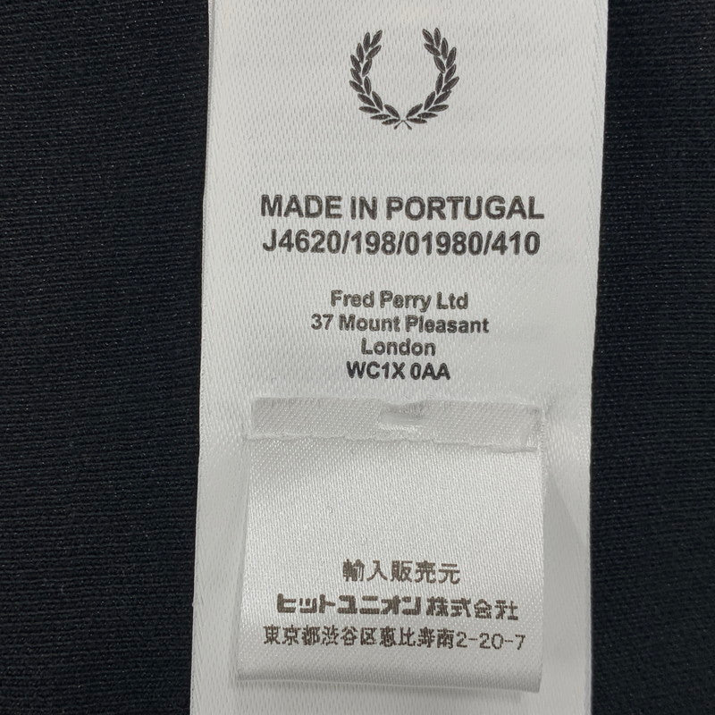 【中古品】【メンズ】 FRED PERRY フレッドペリー TAPED TRACK JACKET J4620 トラックジャケット 141-260607-as-12-izu サイズ：M カラー：ブラック 万代Net店