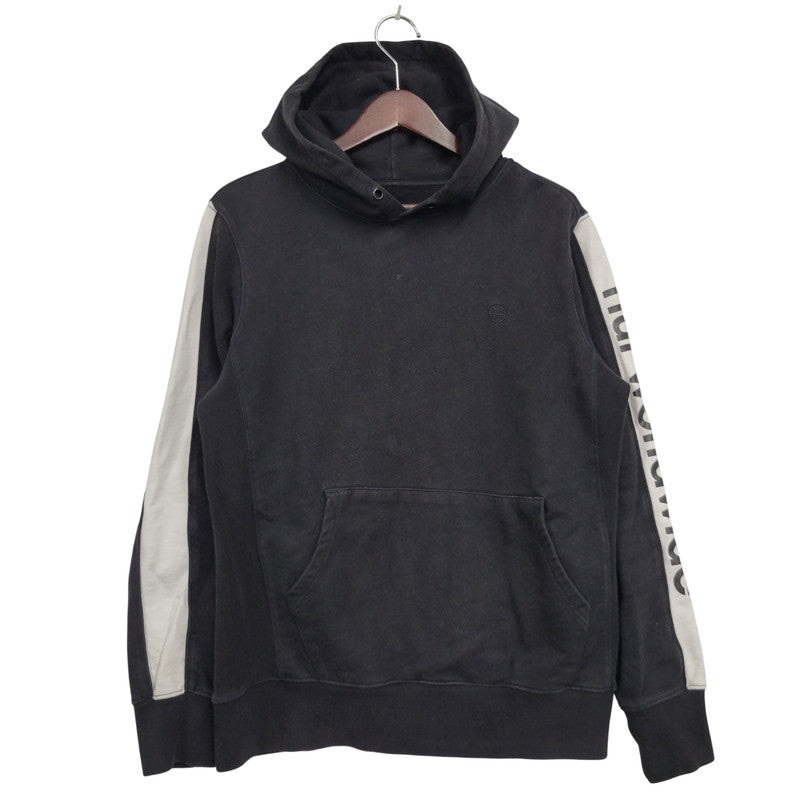 【中古品】【メンズ】 HUF ハフ WORLDWIDE PULLOVER HOODIE ワールドワイド プルオーバー フーディ パーカー 142-260614-as-08-izu サイズ：S カラー：ブラック 万代Net店