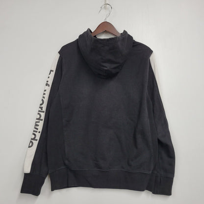 【中古品】【メンズ】 HUF ハフ WORLDWIDE PULLOVER HOODIE ワールドワイド プルオーバー フーディ パーカー 142-260614-as-08-izu サイズ：S カラー：ブラック 万代Net店