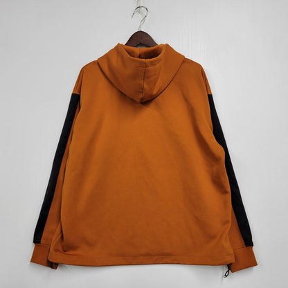 【中古品】【メンズ】 FRED PERRY フレッドペリー TRACK PULLOVER HOODIE F1790 トラック プルオーバー フーディ パーカー 141-260614-as-09-izu サイズ：M カラー：オレンジ 万代Net店