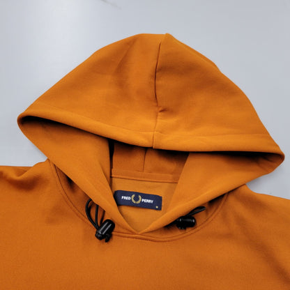 【中古品】【メンズ】 FRED PERRY フレッドペリー TRACK PULLOVER HOODIE F1790 トラック プルオーバー フーディ パーカー 141-260614-as-09-izu サイズ：M カラー：オレンジ 万代Net店