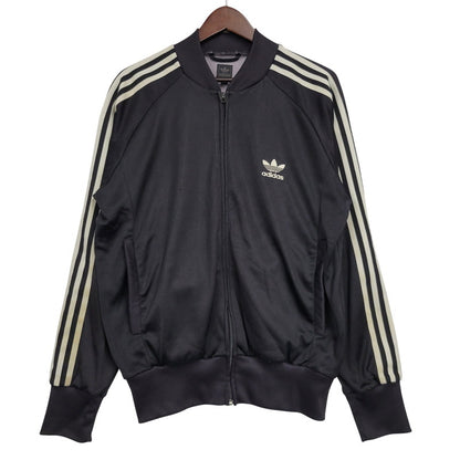 【中古品】【メンズ】 OLD ADIDAS オールド アディダス TRACK JACKET トラック ジャケット アウター 146-260620-kh-03-izu サイズ：M カラー：ブラック 万代Net店