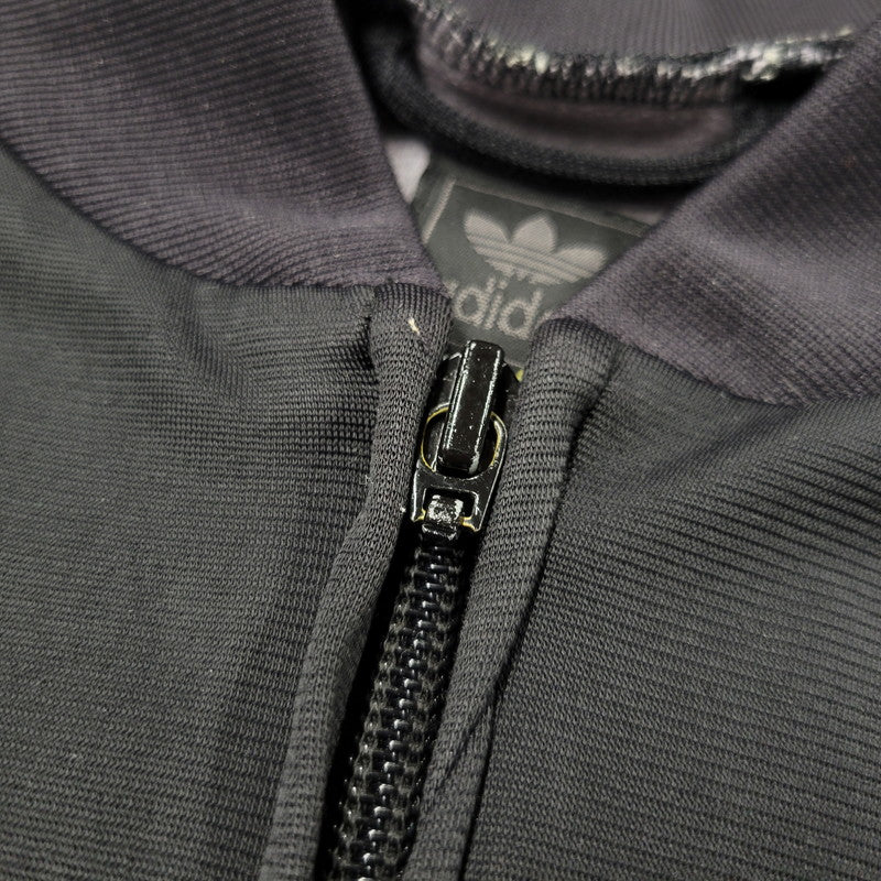 【中古品】【メンズ】 OLD ADIDAS オールド アディダス TRACK JACKET トラック ジャケット アウター 146-260620-kh-03-izu サイズ：M カラー：ブラック 万代Net店