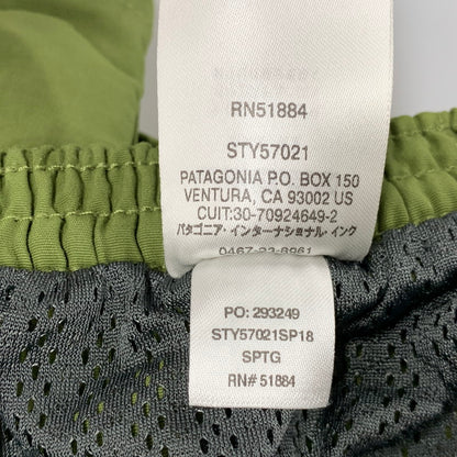 【中古品】【メンズ】 PATAGONIA パタゴニア 57021SP18 18SS BAGGIES SHORTS バギーズ ショーツ パンツ ボトムス ズボン 155-260622-cs-06-izu サイズ：S カラー：グリーン 万代Net店