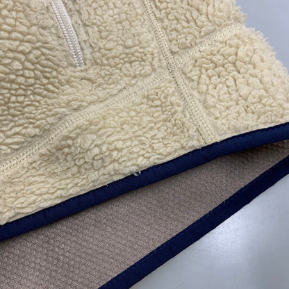 【中古品】【メンズ】 patagonia パタゴニア CLASSIC RETRO-X VEST 23047FA13 クラシック レトロX ベスト 144-260607-as-17-izu サイズ：M カラー：オフホワイト系 万代Net店