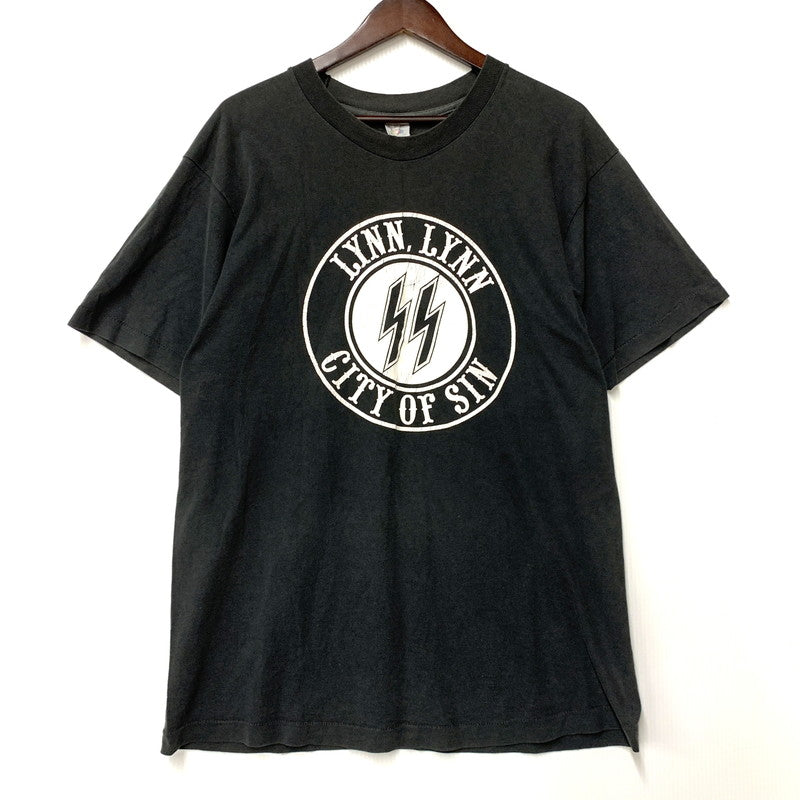 【中古品】【メンズ】 FRUIT OF THE LOOM フルーツオブザルーム HELLS ANGELS CITY OF SIN TEE 半袖Tシャツ USA製 両シングル 146-260608-as-13-izu サイズ：L カラー：ブラック 万代Net店
