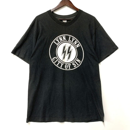 【中古品】【メンズ】 FRUIT OF THE LOOM フルーツオブザルーム HELLS ANGELS CITY OF SIN TEE 半袖Tシャツ USA製 両シングル 146-260608-as-13-izu サイズ：L カラー：ブラック 万代Net店