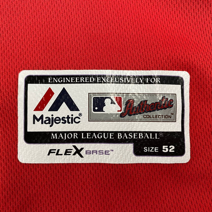 【中古品】【メンズ】 MAJESTIC マジェスティック LOS ANGELES ANGELS ＃17 OHTANI REPLICA UNIFORM ロサンゼルス・エンゼルス 大谷翔平 レプリカ ユニフォーム 148-260618-as-07-izu サイズ：52 カラー：レッド 万代Net店
