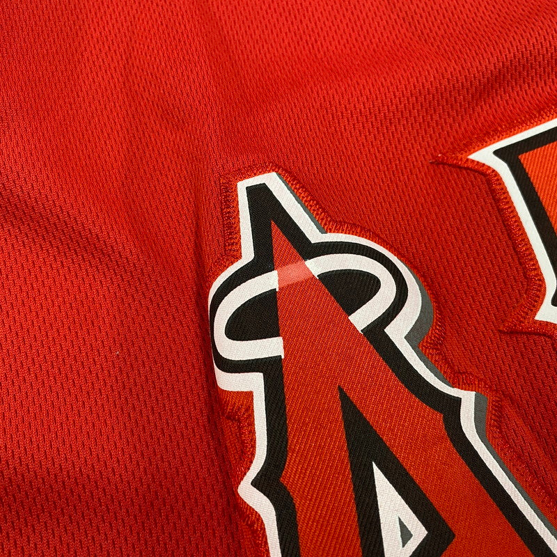 【中古品】【メンズ】 MAJESTIC マジェスティック LOS ANGELES ANGELS ＃17 OHTANI REPLICA UNIFORM ロサンゼルス・エンゼルス 大谷翔平 レプリカ ユニフォーム 148-260618-as-07-izu サイズ：52 カラー：レッド 万代Net店