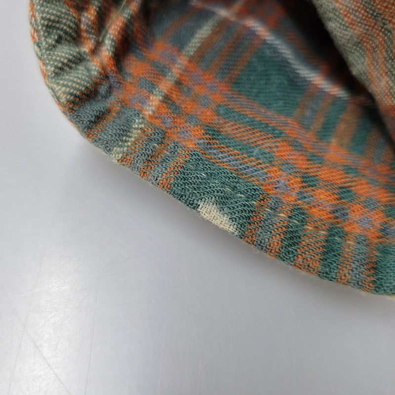 【中古品】【メンズ】 WOOLRICH ウールリッチ L/S CHECK SHIRT 2402C ロングスリーブ チェックシャツ USA製 白タグ 長袖 146-260614-as-14-izu サイズ：XL カラー：マルチカラー 万代Net店
