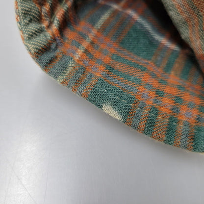 【中古品】【メンズ】 WOOLRICH ウールリッチ L/S CHECK SHIRT 2402C ロングスリーブ チェックシャツ USA製 白タグ 長袖 146-260614-as-14-izu サイズ：XL カラー：マルチカラー 万代Net店