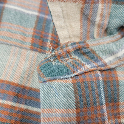 【中古品】【メンズ】 WOOLRICH ウールリッチ L/S CHECK SHIRT 2402C ロングスリーブ チェックシャツ USA製 白タグ 長袖 146-260614-as-14-izu サイズ：XL カラー：マルチカラー 万代Net店