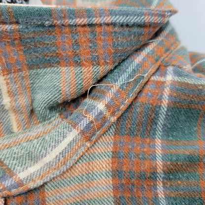 【中古品】【メンズ】 WOOLRICH ウールリッチ L/S CHECK SHIRT 2402C ロングスリーブ チェックシャツ USA製 白タグ 長袖 146-260614-as-14-izu サイズ：XL カラー：マルチカラー 万代Net店