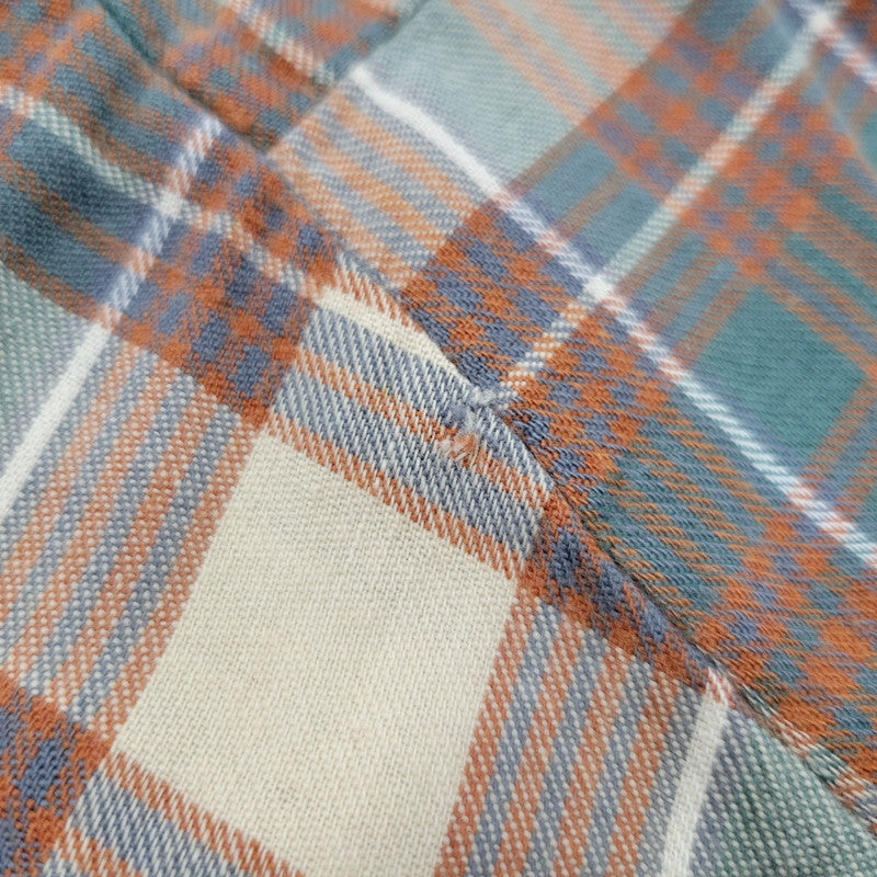 【中古品】【メンズ】 WOOLRICH ウールリッチ L/S CHECK SHIRT 2402C ロングスリーブ チェックシャツ USA製 白タグ 長袖 146-260614-as-14-izu サイズ：XL カラー：マルチカラー 万代Net店