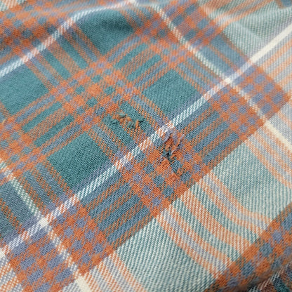【中古品】【メンズ】 WOOLRICH ウールリッチ L/S CHECK SHIRT 2402C ロングスリーブ チェックシャツ USA製 白タグ 長袖 146-260614-as-14-izu サイズ：XL カラー：マルチカラー 万代Net店
