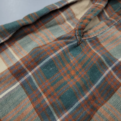 【中古品】【メンズ】 WOOLRICH ウールリッチ L/S CHECK SHIRT 2402C ロングスリーブ チェックシャツ USA製 白タグ 長袖 146-260614-as-14-izu サイズ：XL カラー：マルチカラー 万代Net店