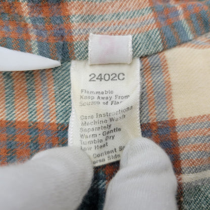 【中古品】【メンズ】 WOOLRICH ウールリッチ L/S CHECK SHIRT 2402C ロングスリーブ チェックシャツ USA製 白タグ 長袖 146-260614-as-14-izu サイズ：XL カラー：マルチカラー 万代Net店