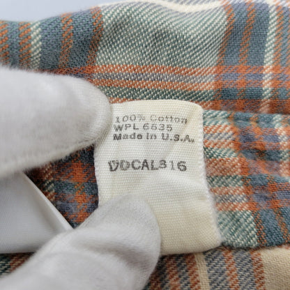 【中古品】【メンズ】 WOOLRICH ウールリッチ L/S CHECK SHIRT 2402C ロングスリーブ チェックシャツ USA製 白タグ 長袖 146-260614-as-14-izu サイズ：XL カラー：マルチカラー 万代Net店