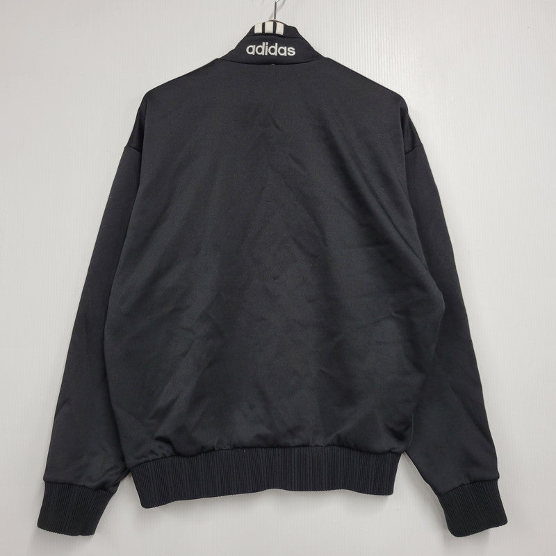 【中古品】【メンズ】 adidas アディダス TRACK JACKET ASR-966 トラックジャケット デサント製 146-260614-as-13-izu サイズ：O カラー：ブラック 万代Net店