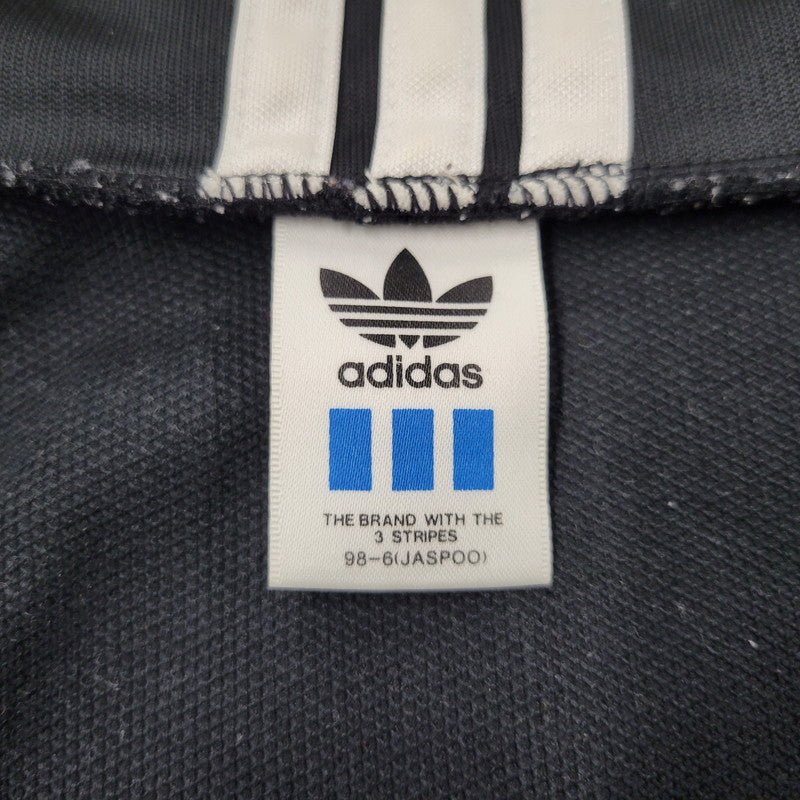 【中古品】【メンズ】 adidas アディダス TRACK JACKET ASR-966 トラックジャケット デサント製 146-260614-as-13-izu サイズ：O カラー：ブラック 万代Net店