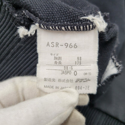 【中古品】【メンズ】 adidas アディダス TRACK JACKET ASR-966 トラックジャケット デサント製 146-260614-as-13-izu サイズ：O カラー：ブラック 万代Net店
