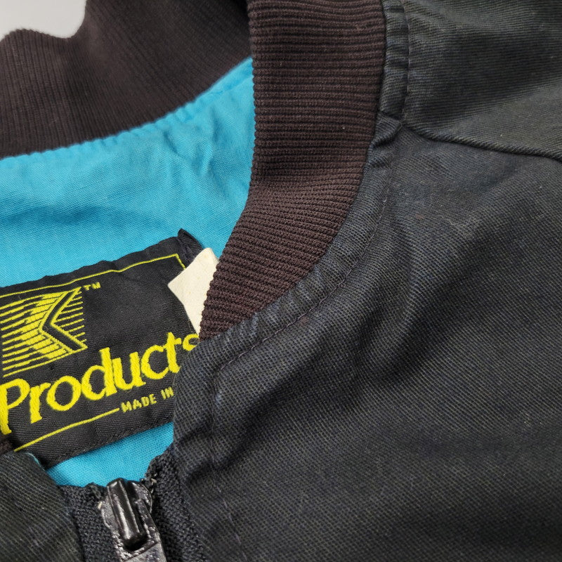 【中古品】【メンズ】 K-PRODUCTS Kプロダクツ NATIVE PATTERN SWING TOP ネイティブパターン スウィングトップ USA製 ジャケット 146-260614-as-11-izu サイズ：XL カラー：ブラック 万代Net店