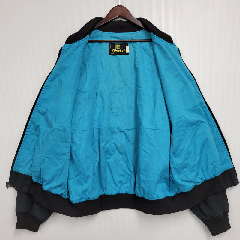 【中古品】【メンズ】 K-PRODUCTS Kプロダクツ NATIVE PATTERN SWING TOP ネイティブパターン スウィングトップ USA製 ジャケット 146-260614-as-11-izu サイズ：XL カラー：ブラック 万代Net店