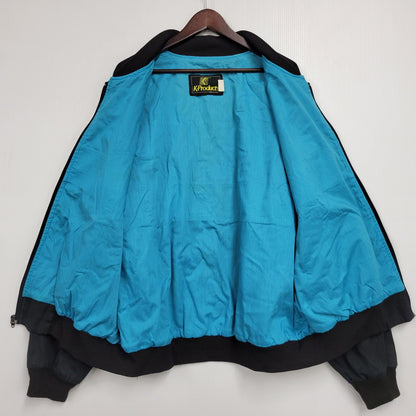 【中古品】【メンズ】 K-PRODUCTS Kプロダクツ NATIVE PATTERN SWING TOP ネイティブパターン スウィングトップ USA製 ジャケット 146-260614-as-11-izu サイズ：XL カラー：ブラック 万代Net店