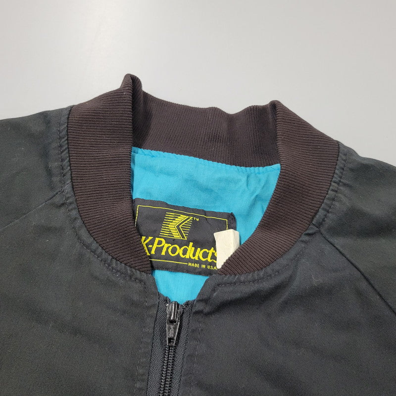 【中古品】【メンズ】 K-PRODUCTS Kプロダクツ NATIVE PATTERN SWING TOP ネイティブパターン スウィングトップ USA製 ジャケット 146-260614-as-11-izu サイズ：XL カラー：ブラック 万代Net店