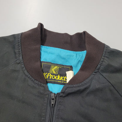 【中古品】【メンズ】 K-PRODUCTS Kプロダクツ NATIVE PATTERN SWING TOP ネイティブパターン スウィングトップ USA製 ジャケット 146-260614-as-11-izu サイズ：XL カラー：ブラック 万代Net店