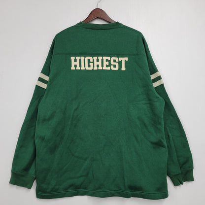 【中古品】【メンズ】 Back Channel バックチャンネル FOOTBALL SWEAT SHIRT フットボール スウェットシャツ 長袖 トップス 142-260614-as-15-izu サイズ：XL カラー：グリーン 万代Net店