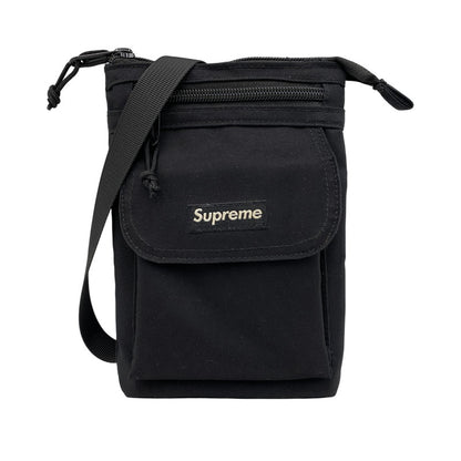 【中古品】【メンズ/レディース】 SUPREME シュプリーム 19FW SHOULDER BAG ショルダー バッグ カバン 鞄 188-260609-cs-01-izu カラー：ブラック 万代Net店