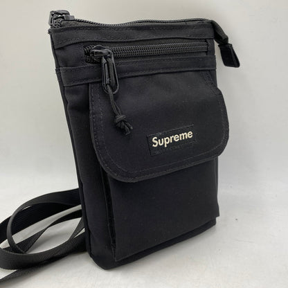 【中古品】【メンズ/レディース】 SUPREME シュプリーム 19FW SHOULDER BAG ショルダー バッグ カバン 鞄 188-260609-cs-01-izu カラー：ブラック 万代Net店