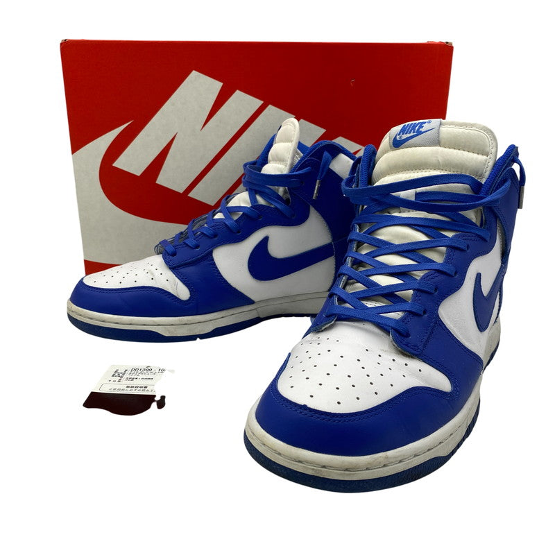 【中古品】【メンズ】 NIKE ナイキ DD1399-102 DUNK HIGH ダンク ハイ スニーカー シューズ 靴 160-260615-cs-12-izu サイズ：28.5cm カラー：WHITE/GAME ROYAL-TOTAL ORANGE 万代Net店