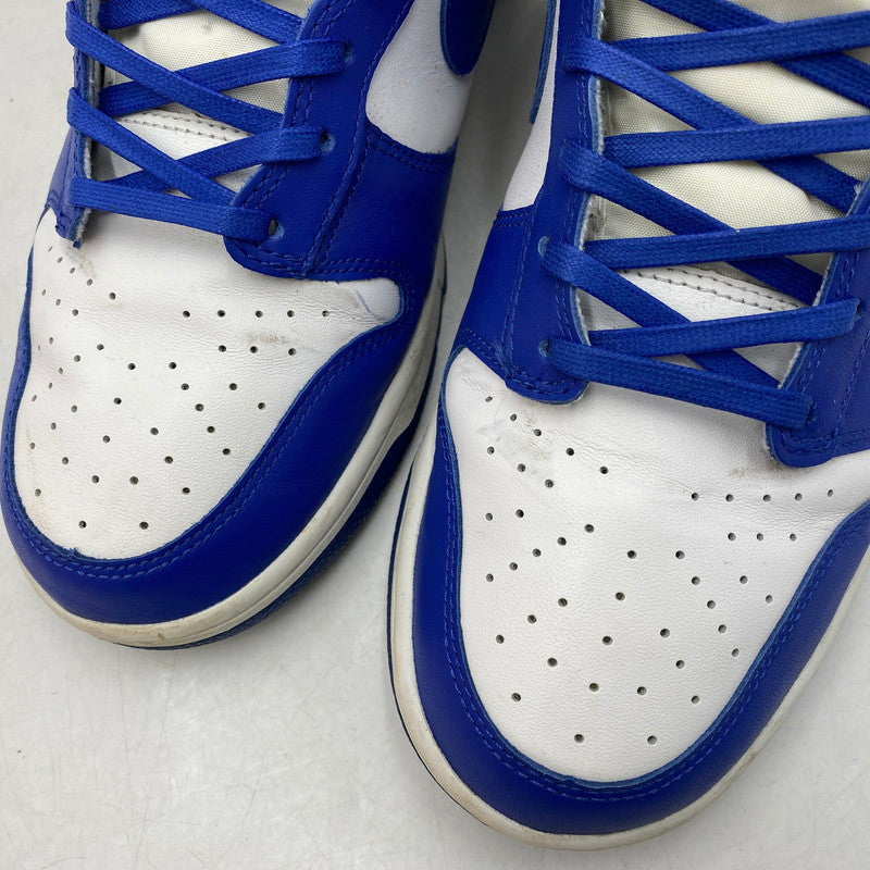 【中古品】【メンズ】 NIKE ナイキ DD1399-102 DUNK HIGH ダンク ハイ スニーカー シューズ 靴 160-260615-cs-12-izu サイズ：28.5cm カラー：WHITE/GAME ROYAL-TOTAL ORANGE 万代Net店