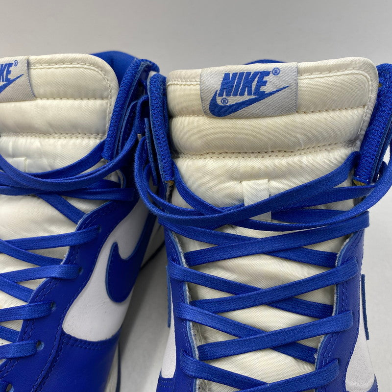 【中古品】【メンズ】 NIKE ナイキ DD1399-102 DUNK HIGH ダンク ハイ スニーカー シューズ 靴 160-260615-cs-12-izu サイズ：28.5cm カラー：WHITE/GAME ROYAL-TOTAL ORANGE 万代Net店
