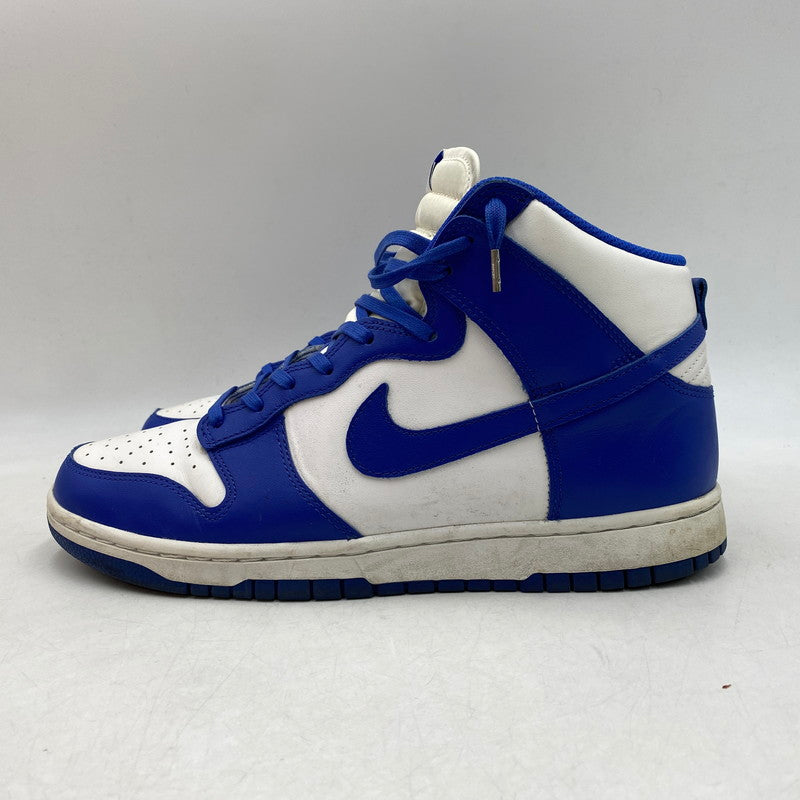 【中古品】【メンズ】 NIKE ナイキ DD1399-102 DUNK HIGH ダンク ハイ スニーカー シューズ 靴 160-260615-cs-12-izu サイズ：28.5cm カラー：WHITE/GAME ROYAL-TOTAL ORANGE 万代Net店