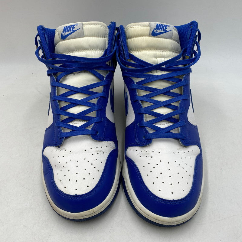 【中古品】【メンズ】 NIKE ナイキ DD1399-102 DUNK HIGH ダンク ハイ スニーカー シューズ 靴 160-260615-cs-12-izu サイズ：28.5cm カラー：WHITE/GAME ROYAL-TOTAL ORANGE 万代Net店