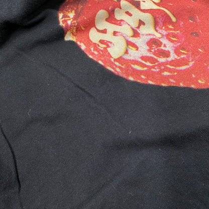 【中古品】【メンズ】 HYSTERIC GLAMOUR ヒステリックグラマー SKULL BERRY PRINT LS TEE スカルベリー プリント ロングスリーブ Tシャツ トップス 140-260617-kh-03-izu サイズ：XL カラー：ブラック 万代Net店