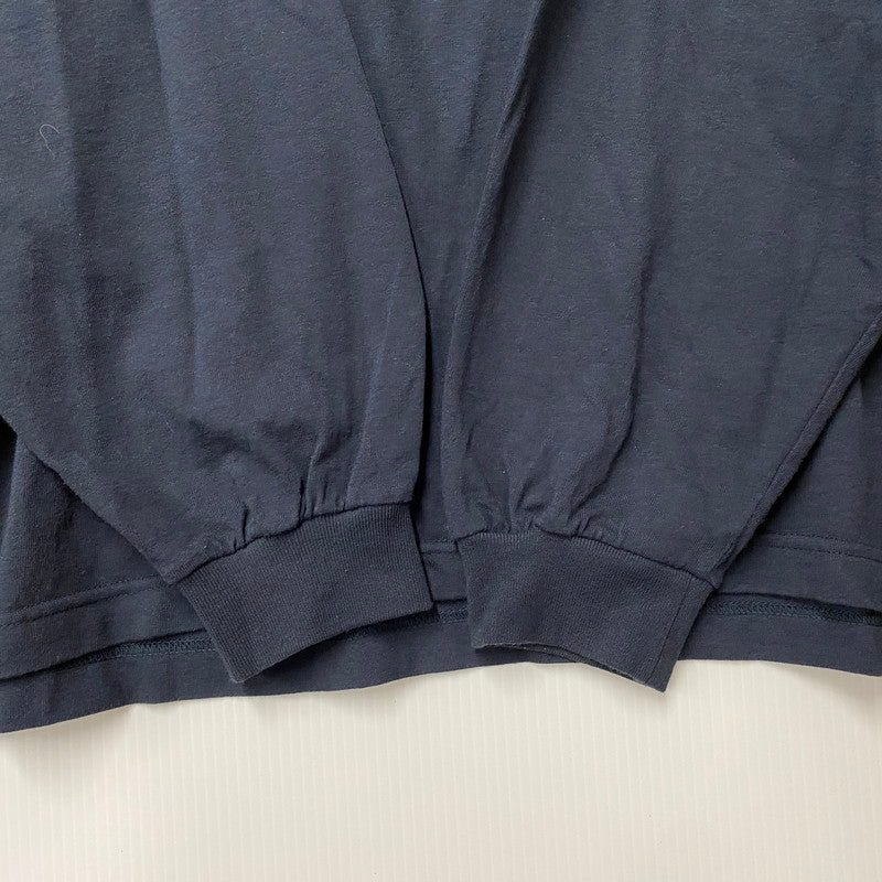 【中古品】【メンズ】 WTAPS ダブルタップス PEAK OUT LS COTTON TEE ピークアウト ロングスリーブ コットン Tシャツ 長袖 142-260618-as-10-izu サイズ：04 カラー：ネイビー 万代Net店